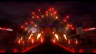 WWE WrestleMania 37 STAGE REVEAL Opening Pyro amp Edge vs Roman Reigns vs Daniel Bryan Entrances [upl. by Sadick]