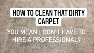 How to clean car carpets with household items [upl. by Obala]