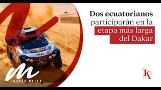 Hoy se corre la etapa más larga del Dakar y dos ecuatorianos estarán presentes [upl. by Atipul]