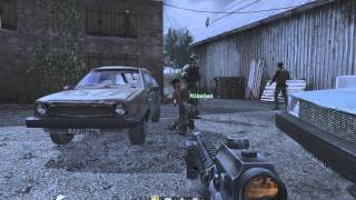 quotCall of Duty 4 Modern Warfare 1quot full walkthrough on Veteran Act 1 Mission 4  Hunted [upl. by Atirac]