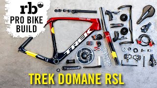 Dream Build I New Trek Domane 2023 I Team Trek Segafredo I SRAM RED AXS [upl. by Teresita679]