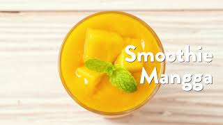 Resep Smoothie Mangga [upl. by Nodearb]