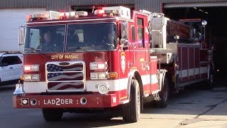 Passaic Fire Department Ladder 2 And Engine 3 Responding 12717 [upl. by Atinuaj2]