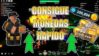 LA MEJOR FORMA DE CONSEGUIR MONEDAS  Tower Defense Simulator [upl. by Anivlac981]