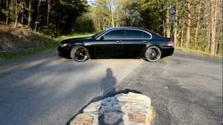 03 BMW 745Li E66 22quot MRR GT1 blkblk ACS kit [upl. by Chatwin213]