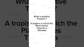 What is positive Tropism  plantbiology [upl. by Deny]