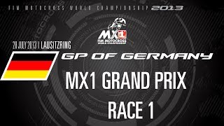 2013 MXGP of Germany MX1 MXGP Race 1  Motocross [upl. by Raynor]