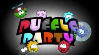 Puffle Party quotBlack Puffle Roomquot Music [upl. by Egrog]