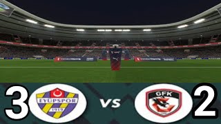 Eyupspor Vs Gaziantep 32  Turkiye Super League 2024  Today Match Highlights [upl. by Hermes]