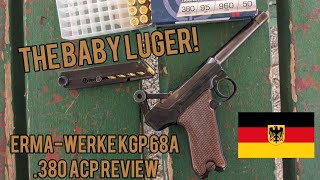 Erma Werke KGP 68A  380 ACP Review Is the Baby Luger any Good [upl. by Atiuqan638]