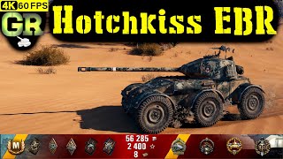 World of Tanks Hotchkiss EBR Replay  9 Kills 34K DMGPatch 141 [upl. by Mishaan]