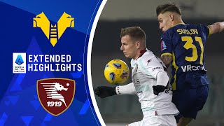 Hellas Verona vs Salernitana Extended Highlights  Serie A  CBS Sports Golazo [upl. by Sirronal]