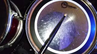 Aquarian Drum Heads Studio X Clears [upl. by Swanhildas452]