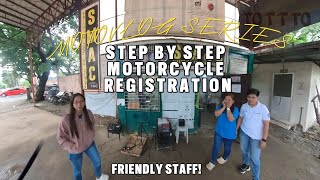 NAG PA REHISTRO AKO NG MOTOR GRABE ANG BILIS LANG [upl. by Chaney]