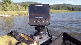 Raymarine Dragonfly 5DVS review on the water [upl. by Prospero104]