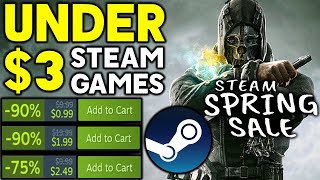 STEAM SPRING SALE 2024  13 AWESOME GAME DEALS UNDER 3 [upl. by Oile]