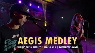 FILIPINO MUSIC MEDLEY  AEGIS BAND  IBARRA MUSIC  SWEETNOTES COVER [upl. by Zwick]