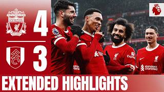 Mac Allister Endo amp Trent Score 4 FANTASTIC Goals Liverpool 43 Fulham  Extended Highlights [upl. by Burgener]