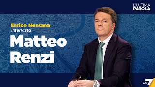 Elezioni europee 2024  Enrico Mentana intervista Matteo Renzi [upl. by Woodman248]