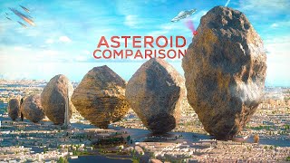 ASTEROIDS Size Comparison 3D [upl. by Letti]