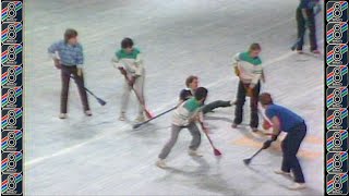 FLASHBACK Looking at the popularity of broomball in Texas 1984 [upl. by Pardner]