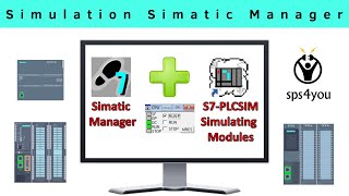 Simulation S7 300 mit PLCSIM im Simatic Manager – SPS programmieren – Aufbaukurs Kapitel 62 [upl. by Ingar461]