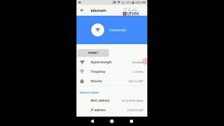 Android  how to forget signal eduroam [upl. by Absalom575]