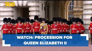 Procession for Queen Elizabeth II [upl. by Lazar92]