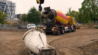 Jansen Beton levert gerecycled beton voor nieuwbouw Christiaan Huygens Lyceum [upl. by Jacquet]