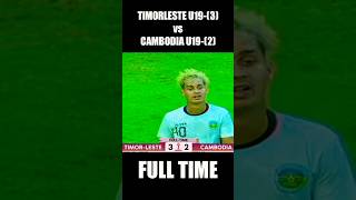 TIMORLESTE 3 vs CAMBODIA 2 [upl. by Attenod498]