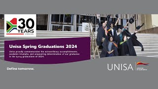 2024 Unisa Spring Graduation  20 September 2024 0900 AM Ceremony [upl. by Rumilly]