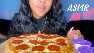 ASMR PIZZA MUKBANG PEPPERONI CHEESE PIZZA EATING SOUNDS No Talking [upl. by Atoiganap869]