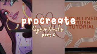 Procreate Tips amp Hacks  TikTok Compilation PART 6 [upl. by Faires]