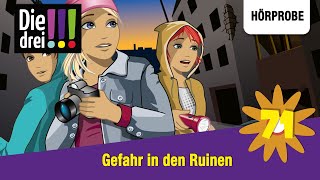 Die drei   Folge 71 Gefahr in den Ruinen  Hörprobe zum Hörspiel [upl. by Tippets]