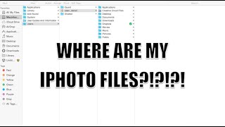 How to Find iPhoto Files [upl. by Aryamo]