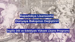 İngiliz Dili ve Edebiyatı  Yüksek Lisans Tezli Örgün  Tezsiz Uzaktan [upl. by Marti]