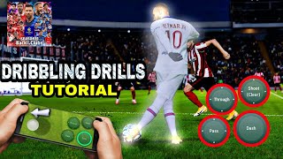 Learn How To DRIBBLE in Efootball 2023 MOBILE With Handcam GuideTutorial Tips and Tricks [upl. by Baras]