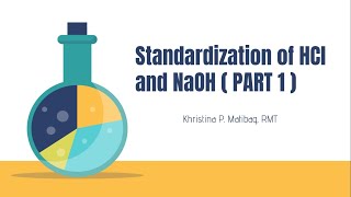 Preparation amp Standardization of 01N Sodium Hydroxide NaOH SolutionChemical Preparation Part2 [upl. by Gleason]