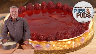 How to bake the SWEET Cranachan Cheesecake  Paul Hollywoods Easy Bakes [upl. by Lanette]