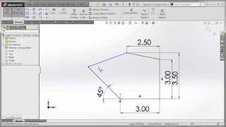 Tech Tip SOLIDWORKS 2015 Tutorial  Improved Angle Dimensioning [upl. by Relly]