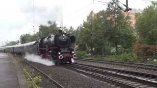 01 150 trifft 103 235  fast Steamtrain on main line  mit 01 150 bis spät in die Nacht HD [upl. by Wadsworth]