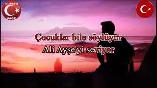 Ali Ayşeyi Seviyor  KARAOKE Ali KINIK [upl. by Rostand44]