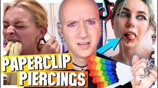 Reacting To New TikTok Piercing Fails  Roly Reacts [upl. by Snook]