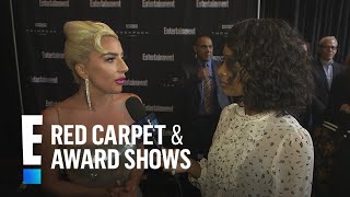 Lady Gaga is Blown Away by Bradley Coopers Voice in Movie  E Red Carpet amp Award Shows [upl. by Melloney]