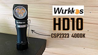 Wurkkos HD10  Versatile 14500 TorchHeadlamp with Auxiliary RGB LEDs and Anduril 2 [upl. by Eenalem]