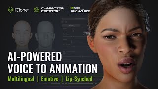 Audio2Face  AIPowered Facial amp Lip Sync Animation  iClone [upl. by Samohtnhoj240]