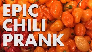 Epic Chili Prank [upl. by Thorpe]