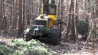 Clip 46 Vollernter HSM Harvester im Dahner Felsenland Germany [upl. by Normi470]