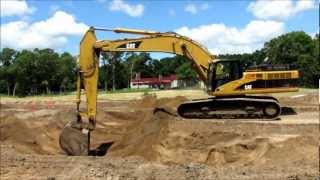 Cat 345CL Excavator Working [upl. by Eenert]