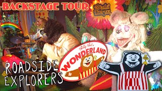 Billy Bobs Wonderland Backstage Tour  Showbiz Pizza Rockafire Explosion Animatronics MidQwest 45 [upl. by Pepito]